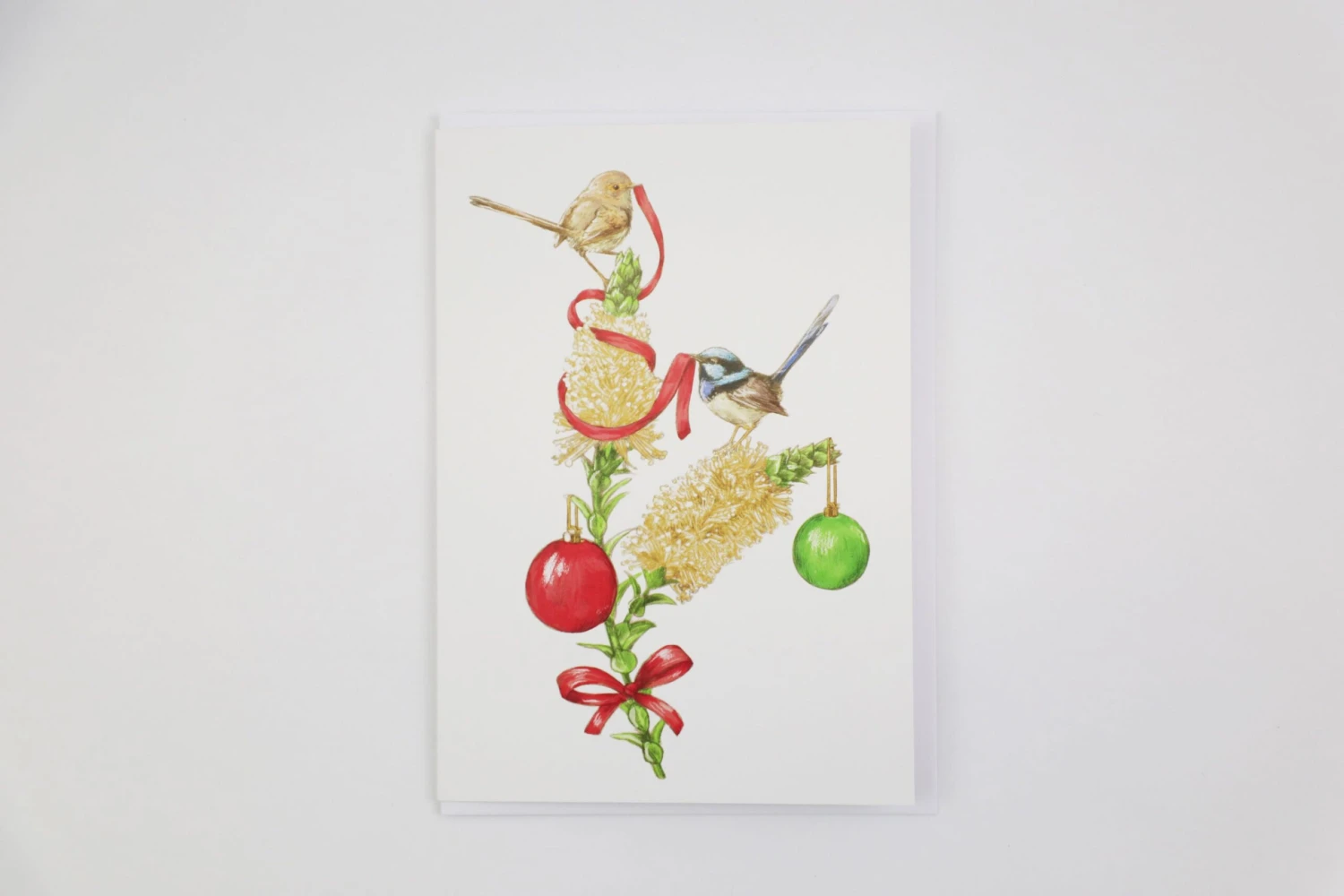 Christmas Greeting Card - Fairy-wren 1 Christmas Greeting Card - Fairy-wren