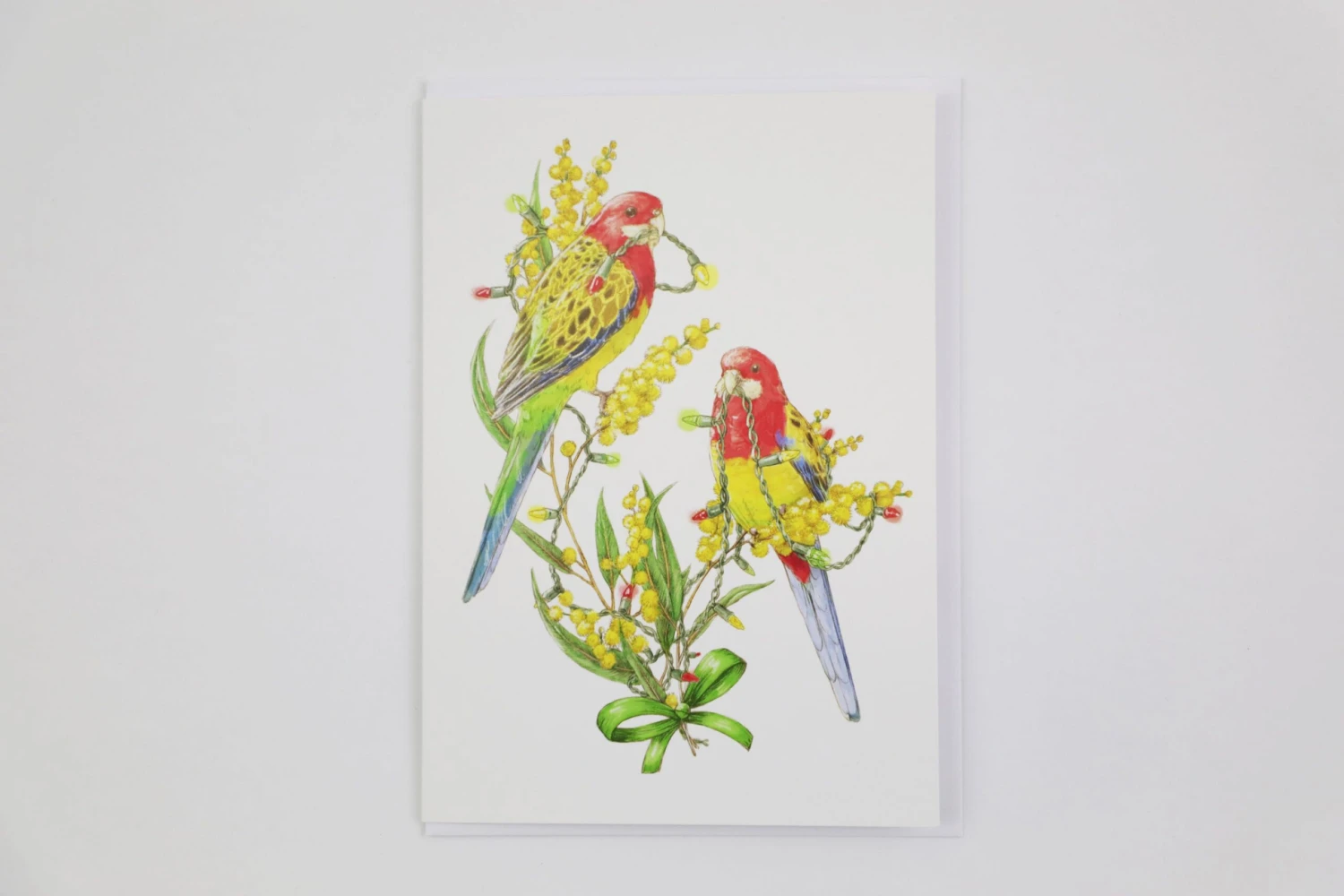 Christmas Greeting Card - Rosella 1 Christmas Greeting Card - Rosella