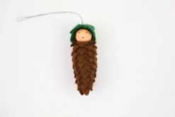 Ambrosius Pine Cone Fairy Doll Hanging