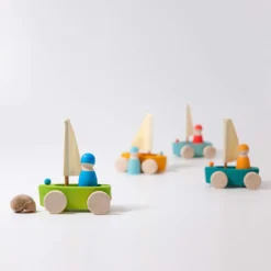 Set Of 4 Small Little Land Yachts -Toy Sale Store 4 Little Land Yachts .jpg1