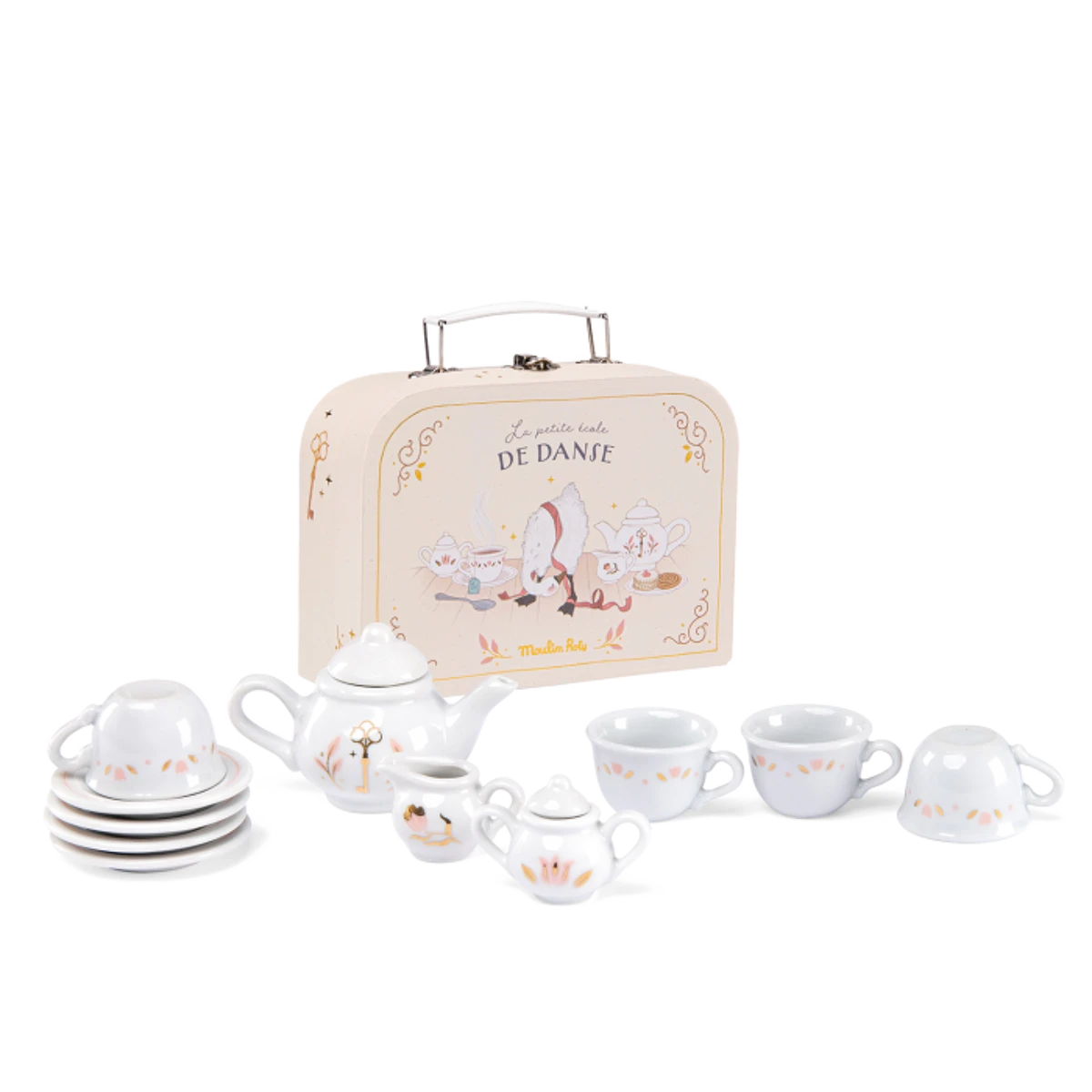 Ecole De Danse Tea Set By Moulin Roty 1 Ecole De Danse Tea Set By Moulin Roty