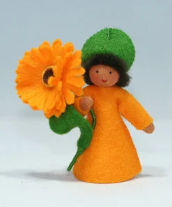 Ambrosius Orange Calendula Fairy Doll -Toy Sale Store AmbrosiusOrangeCalendulaFairyDollMediumSkinToneDragonflyToys