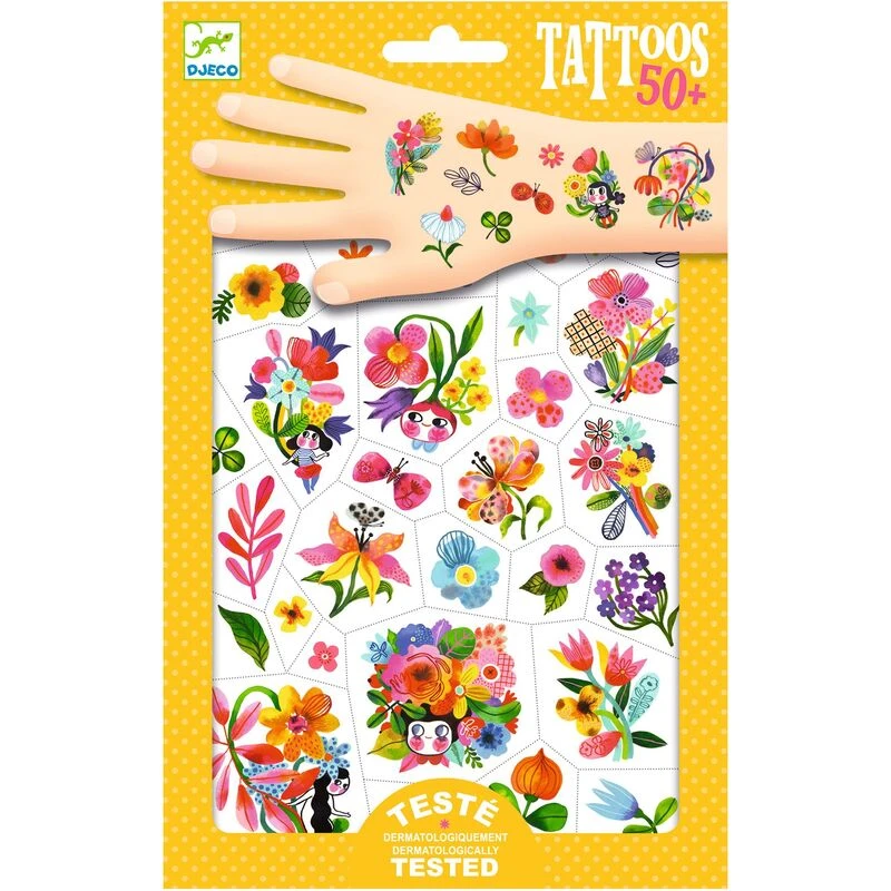 Aqua Flor Tattoos By Djeco 1 Aqua Flor Tattoos By Djeco