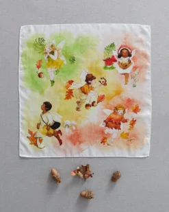 Mini Illustrated Playsilks - Sarah Silks 8 Mini Illustrated Playsilks - Sarah Silks -Toy Sale Store AutumnFairyMiniPlaysilkSarahSilksDragonflyToys