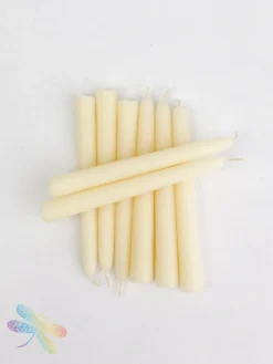 White Beeswax Candles For Birthday Ring -Toy Sale Store Dipam white beeswax candle tapered 1