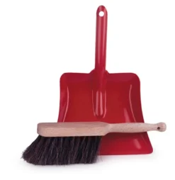 Egmont Dustpan & Brush RED