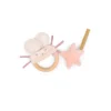Ecole De Danse Pink Mouse Wooden Ring Rattle By Moulin Roty