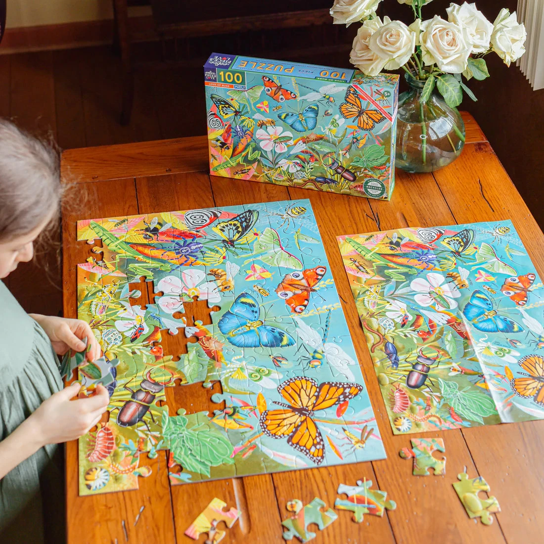 EeBoo 100 Pc Puzzle – Love Of Bugs 3 EeBoo 100 Pc Puzzle – Love Of Bugs - Image 3