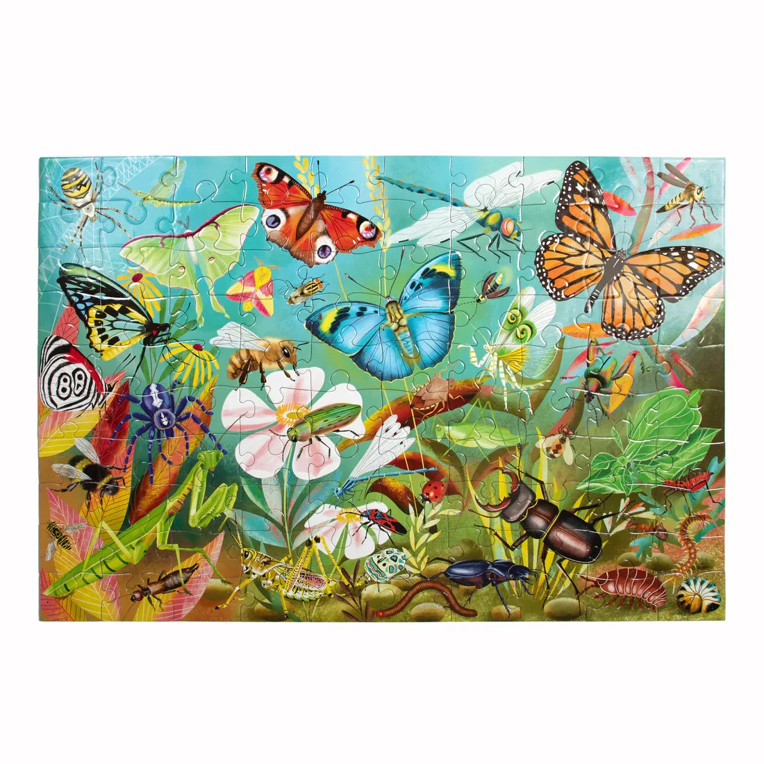 EeBoo 100 Pc Puzzle – Love Of Bugs 4 EeBoo 100 Pc Puzzle – Love Of Bugs - Image 4