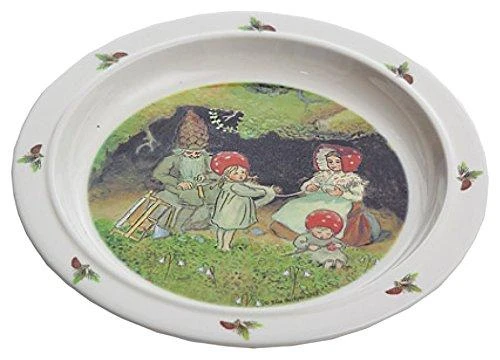 Elsa Beskow Children Of The Forest Flat Plate With Non Slip 1 Elsa Beskow Children Of The Forest Flat Plate With Non Slip