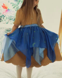 Fairy Silk Skirt By Sarah Silks -Toy Sale Store FairySilkSkirtinStarryNight bySarahSilksbyDragonflytoys
