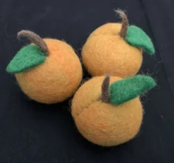 Apricot Felt Play Food By Papoose