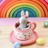 Felt Bilby In A Tea Cup Toy