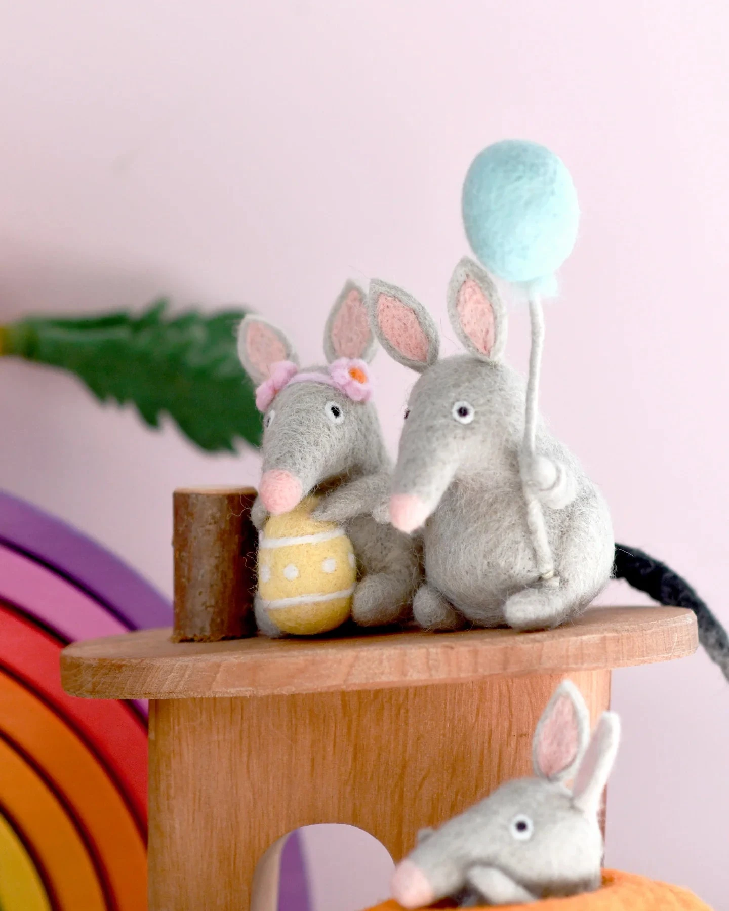 Felt Bilby With Balloon Toy 6 Felt Bilby With Balloon Toy - Image 6