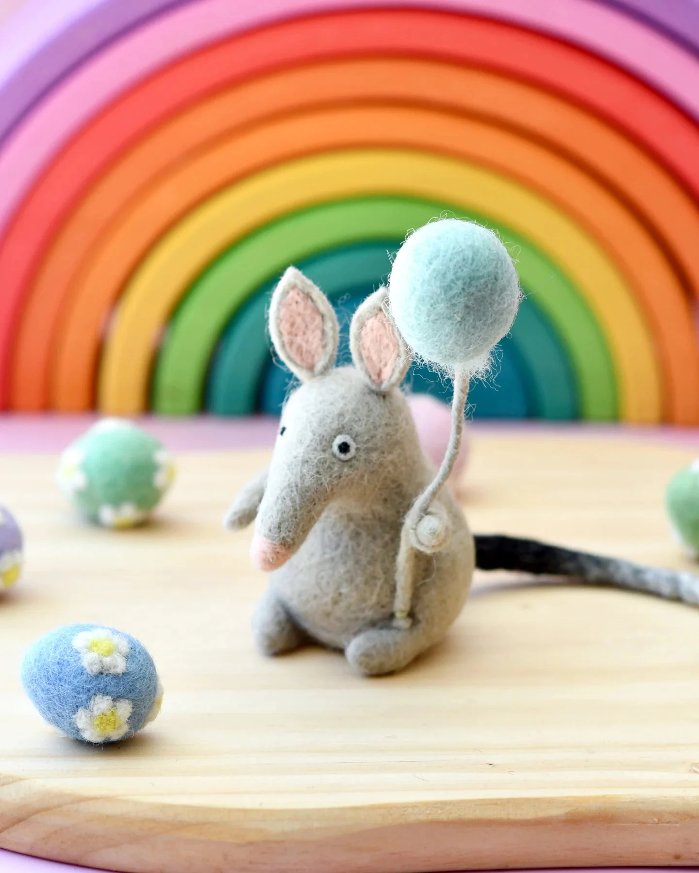Felt Bilby With Balloon Toy 7 Felt Bilby With Balloon Toy - Image 7