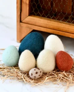 Felt Eggs (7 Types Of Poultry Eggs) -Toy Sale Store FeltEggs 7TypesofPoultryEggs DragonflyToys5