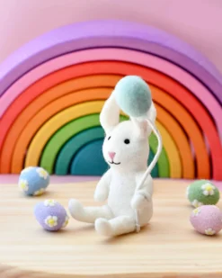 Felt Rabbit With Balloon Toy -Toy Sale Store FeltRabbitwithBalloonToy DragonflyToys3