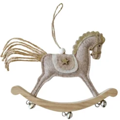 Felt Rocking Horse Hanging Decoration