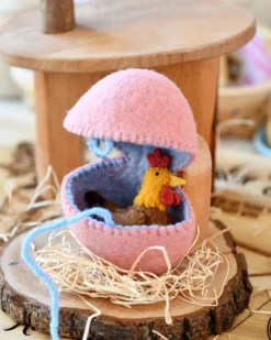 Felt Surprise Egg With Hen Inside 13 Felt Surprise Egg With Hen Inside -Toy Sale Store FeltSurpriseEggwithHenInside DragonflyToys5
