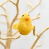 Felt Yellow Chick Ornament