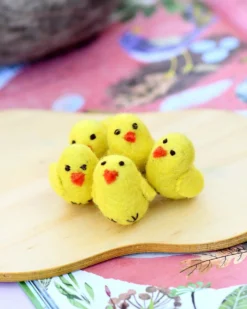 Felt Yellow Chicks