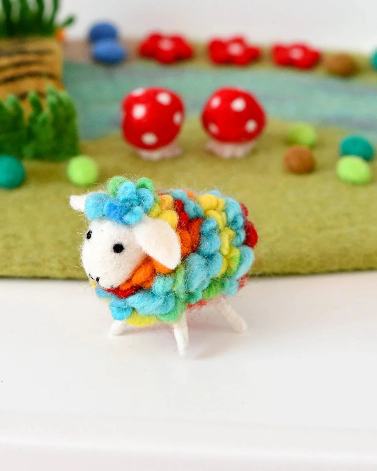 Felt Sheep Rainbow 2 Felt Sheep Rainbow - Image 2