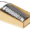 Fine Grater Stainless Steel With Wooden Tray
