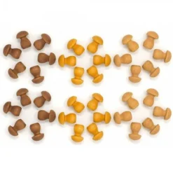 Grapat Mandala Brown Mushrooms
