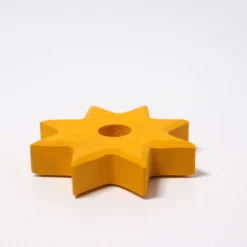 Grimm’s Candle Holder Yellow Star -Toy Sale Store Grimm sCandleHolderYellowStar DragonflyToys1