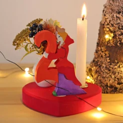 Grimms Heart Shaped Candle Holder -Toy Sale Store Grimms candle holder heart largDragonflytoys6