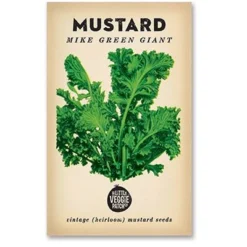 Heirloom Flower Seeds - Mustard 'Mike Green Giant'