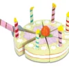Honeybake Wooden Vanilla Birthday Cake - Le Toy Van