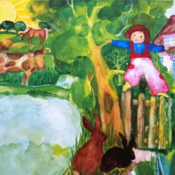 Poster- Cows And Rabbits