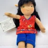 Small Steiner Doll- Black Wavy Hair