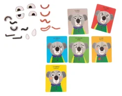 Moulin Roty Magnetic Game - Expressions -Toy Sale Store Jeu magnetique des expressions Les Popipop Moulin Roty 4 1