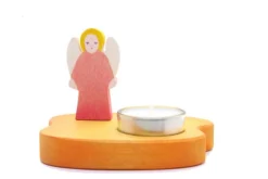 Kinderkram Angel Candle Holder Red -Toy Sale Store Kinderkram T Light Candle Holder Angel Red