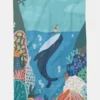 Kitchen Tea Towel -Surfer And Whale By Suki McMaster