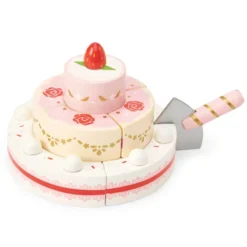 Strawberry Wedding Cake - Le Toy Van -Toy Sale Store LETV329StrawberryWeddingCake1