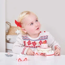 Strawberry Wedding Cake - Le Toy Van -Toy Sale Store LETV329StrawberryWeddingCake6