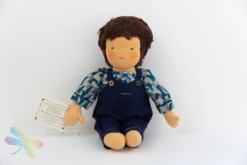 Steiner Doll - Dark Brown Haired Boy Doll Large - August