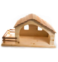 Large Nativity Stable Barn By Drei Blatter -Toy Sale Store LargeNativityStableDragonflyToys