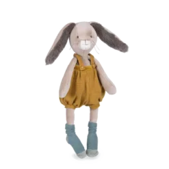 Large Ochre Rabbit Soft Toy By Moulin Roty - Trois Petits Lapins