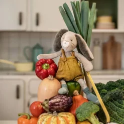 Large Ochre Rabbit Soft Toy By Moulin Roty - Trois Petits Lapins -Toy Sale Store LargeOchreRabbitSoftToybyMoulinRoty TroisPetitsLapinsDragonflyToysLargeOchreRabbitSoftToybyMoulinRoty TroisPetitsLapinsDragonflyToys5