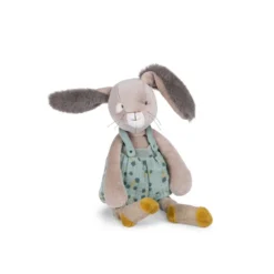Large Sage Rabbit Soft Toy By Moulin Roty - Trois Petits Lapins