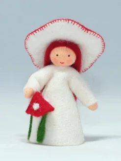 Ambrosius Mushroom Girl Fairy Doll -Toy Sale Store LightSkinnedMushroomFairyDollAmbrosiusDragonflyToys