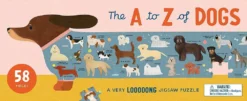 The A To Z Of Dogs - A Very Long Puzzle 58 Pieces -Toy Sale Store LongDogPuzzle58PiecesDragonflyToys