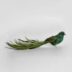 Christmas Tree Decorations - Olsern Clip On Bird Green