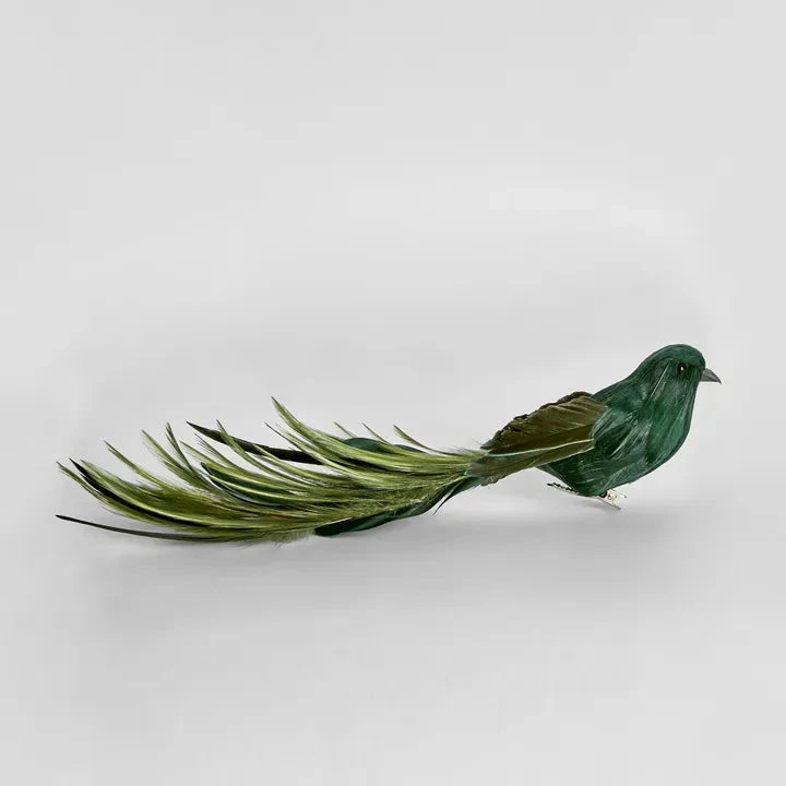Christmas Tree Decorations - Olsern Clip On Bird Green 1 Christmas Tree Decorations - Olsern Clip On Bird Green