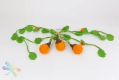 Felt Food Pumpkin With Vines