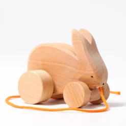 Pull Along Bobbing Rabbit By Grimms -Toy Sale Store Pull Along Bobbing Rabbit by Grimms 1